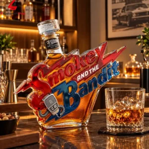 Smokey And The Bandit 50th Anniversary Collectible Whiskey Bottle 3 5BcGj