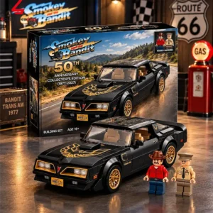 Smokey and the Bandit 50th Anniversary Trans Am brick building set