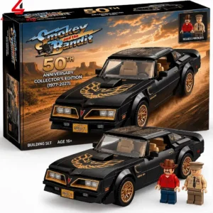 Smokey And The Bandit Pontiac Trans Am 49th Anniversary Collectors Edition Building Blocks Set 1 BtkbZ