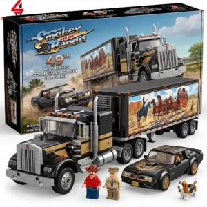 Smokey And The Bandit Pontiac Trans Am Kenworth Truck Collectors Edition Building Blocks Set 1 Kmc0R