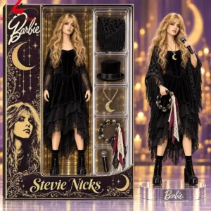 Stevie Nicks Fleetwood Mac Barbie Figure Doll 1 1ZCvr