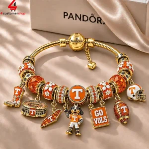 Pandora University of Tennessee Volunteers charm bracelet