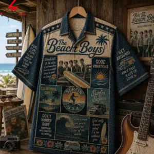The Beach Boys Surfin Usa Hawaiian Shirt 1 YBEUH