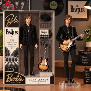 Barbie Signature John Lennon The Beatles collector edition doll with guitar and accessories