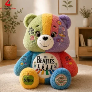 The Beatles Sgt Peppers Lonely Hearts Club Band Custom Teddy Bear Plush Toy 1 mHzVY