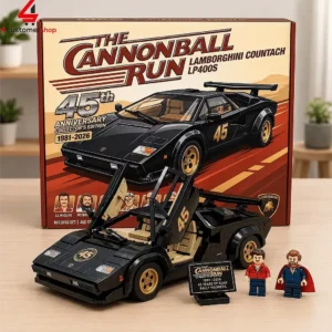 The Cannonball Run Lamborghini Countach Lp400s 45th Anniversary Collectors Edition Building Blocks Set 1 gJ4Qe