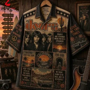 The Doors Riders On The Storm Hawaiian Shirt 1 JmUF4