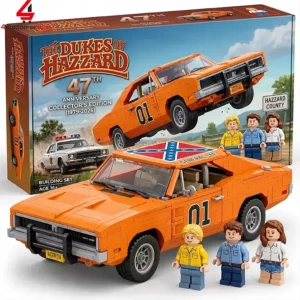 The Dukes Of Hazzard 47th Anniversary General Lee Collectors Edition Building Blocks Set 1 lWgzy