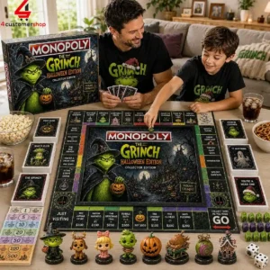The Grinch Halloween Collector Edition Monopoly Board Game 1 Yu5by