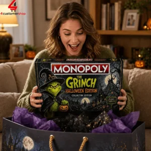 The Grinch Halloween Collector Edition Monopoly Board Game 2 vP7sk
