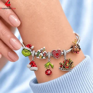 The Grinch Pandora Charm Bracelet Set 1 QOJsx