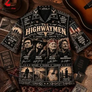 The Highwaymen The Mount Rushmore Of Country Music Highwayman Hawaiian Shirt 3 C2BXo