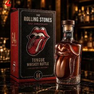 The Rolling Stones 64th Anniversary Tongue Collectible Bottle 1 bLXjN