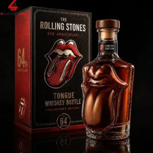 The Rolling Stones 64th Anniversary Tongue Collectible Bottle 2 I7t6f