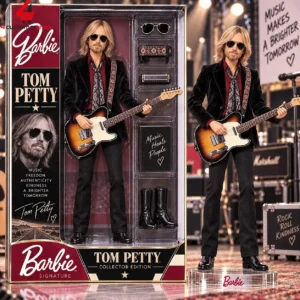 Tom Petty Music Heals People Barbie Figure Doll 1 33W8G