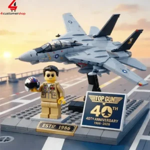Top Gun F 14 Tomcat 40th Annivasary Building Blocks Set 1 h4tv6
