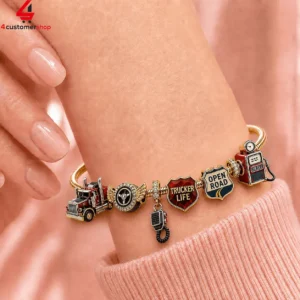 Trucker Pandora Charm Bracelet Set 1 PtEcn