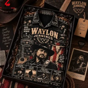 Waylon Jennings Ol Hoss Mammas Dont Let Your Babies Grow Up To Be Cowboys Hawaiian Shirt 2 YN34n