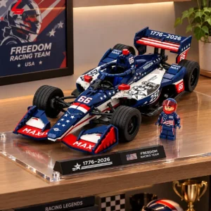 Freedom 250 No 66 American Anniversary Racing Car Building Set 1 E26nI