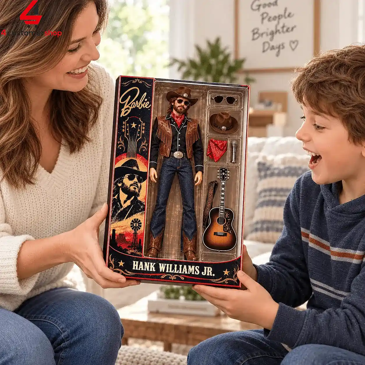 Hank Williams Jr. Country Music Barbie Ken Doll Figure