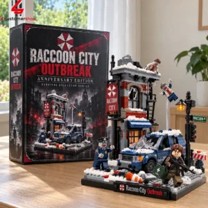 Raccoon City Outbreak Zombie Survival Building Set 1 aMTLy