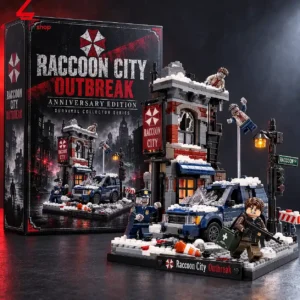 Raccoon City Outbreak Zombie Survival Building Set 2 dtNtH