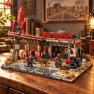 Red Rocket Wasteland Service Station Building Set 1 6TyZc