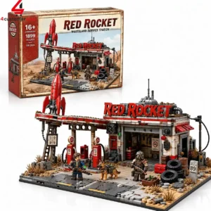 Red Rocket Wasteland Service Station Building Set 2 KIJ3L