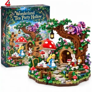 Wonderland Tea Party Hollow Alices Enchanted Forest Building Set 1 YH1MI