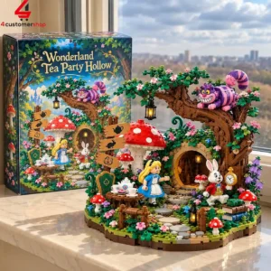 Wonderland Tea Party Hollow Alices Enchanted Forest Building Set 2 Gwnte